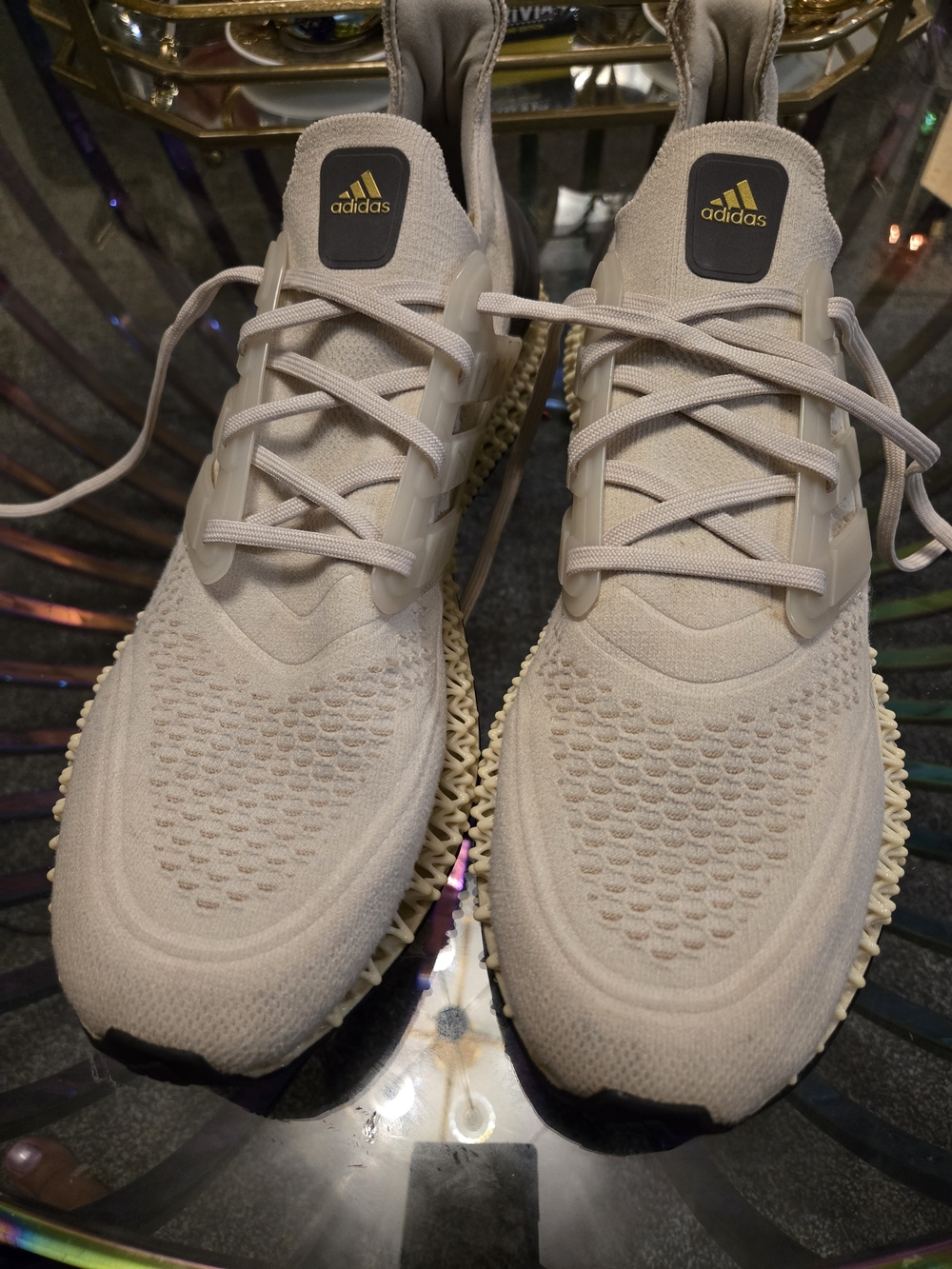 Adidas Ultra 4DFWD "Aluminium Magic Beige" sneakers Size 15 Men